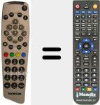 Replacement remote control for REMCON587