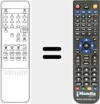 Replacement remote control for REMCON1018