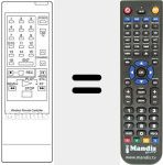 Replacement remote control for RC117