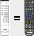 Replacement remote control for RM 656 (A1470810A)