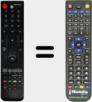 Replacement remote control for S40LDIB10E