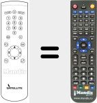 Replacement remote control for REMCON349
