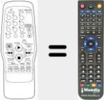 Replacement remote control for REMCON723
