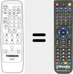 Replacement remote control for REMCON1385