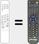 Replacement remote control for REMCON1341