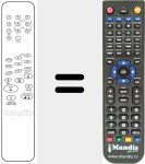 Replacement remote control for REMCON347