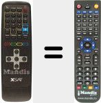 Ersatzfernbedienung für XSAT