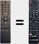 Replacement remote control for SAT801