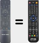 Ersatzfernbedienung f&uuml;r BDS280/580 BLACK (06-RC12A0-2X)