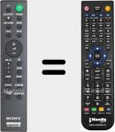 Ersatzfernbedienung f&uuml;r RMT-AH500U (1-493-544-11)