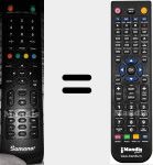 Replacement remote control for SA32001HD