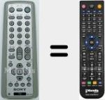 Ersatzfernbedienung für RM-W100 (147800711)