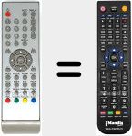 Replacement remote control for GCOVA1028SJ-2-PS-A