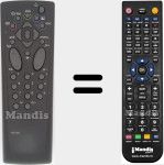 Replacement remote control for RCTMB 100 (20879230)