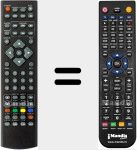 Ersatzfernbedienung f&uuml;r Blau002