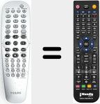 Replacement remote control for 2422 5490 0508