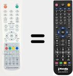 Replacement remote control for LD24-905FHW