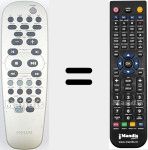 Replacement remote control for RC19532017/01 (313923813241)