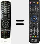 Replacement remote control for REMCON1329