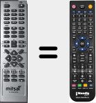 Replacement remote control for 51-DA816PA