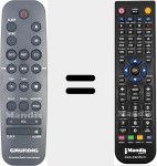 Replacement remote control for 759551882400