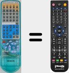 Replacement remote control for RC-861 (9600156009)