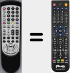 Ersatzfernbedienung f&uuml;r RCNLC32PW