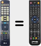 Replacement remote control for AKB73275606