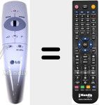 Replacement remote control for AKB73636601