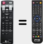 Replacement remote control for AKB73655708