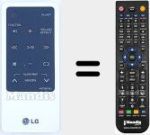 Replacement remote control for AKB73657601