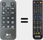 Replacement remote control for AKB74815331