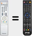 Replacement remote control for AXD1515