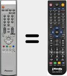 Replacement remote control for AXD1516