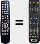 Replacement remote control for AKTV325LED