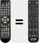 Replacement remote control for LCT-B55T32H