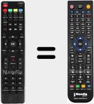 Replacement remote control for AUD001