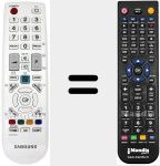 Replacement remote control for BN59-00943A