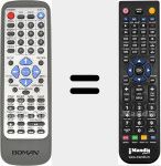 Replacement remote control for BOM002