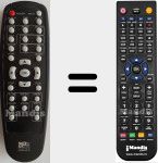 Replacement remote control for JX5099A-1