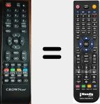 Replacement remote control for JKT-62C