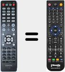 Ersatzfernbedienung f&uuml;r RC-1186 (30701015500AD)