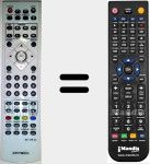 Replacement remote control for BD15R02