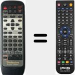 Replacement remote control for EUR646497