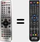 Replacement remote control for EUR7722X10