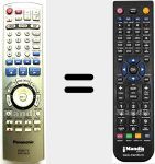 Replacement remote control for EUR7729KE0