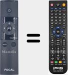 Ersatzfernbedienung für FOCAL004
