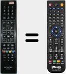 Ersatzfernbedienung f&uuml;r RC4848 (23290841)