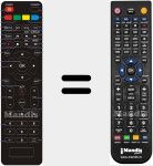 Replacement remote control for HI5002UHD-MM