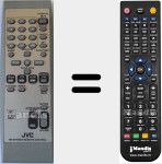 Replacement remote control for RM-SRVNB70 (BI600NB7002S)